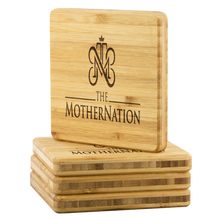 Load image into Gallery viewer, The MotherNation Bamboo Coasters